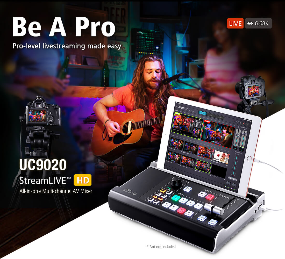 aten uc9020 all-in-one a/v mixer