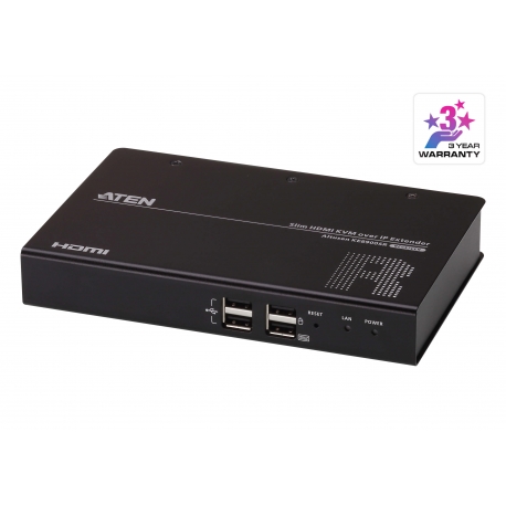 Slim HDMI Single Display KVM over IP Receiver 