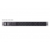 Basic 1U PDU with surge protection