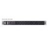 Basic 1U PDU with surge protection