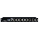 16-Port USB-PS/2 KVM Switch w/OSD, Hub, Tree-Chainable