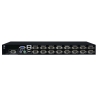 16-Port USB-PS/2 KVM Switch w/OSD, Hub, Tree-Chainable