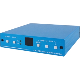 Video and L/R to HDMI Scaler Box