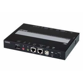 1-Local/Remote Share Access Single Port 4K DisplayPort KVM over IP Switch