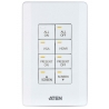 ATEN Control System - 8-button Keypad (US, 1 Gang)