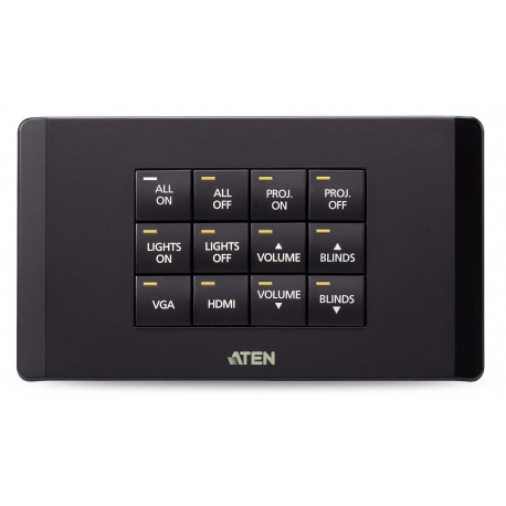 ATEN Control System - 12-button Keypad (EU, 2 Gang)