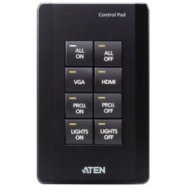 ATEN Control System - 8-button Keypad (US, 1 Gang)