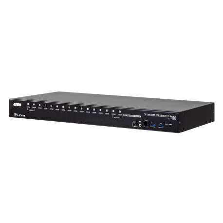 16-Port USB 3.0 4K HDMI KVM Switch