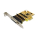 4-port RS-232 High Speed PCI Express Board with Power Output