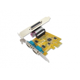 2-port RS-232 and 1-port Parallel PCI Express Multi-I/O Board