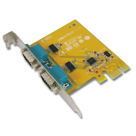 2-port RS-232 High Speed PCI Express Board