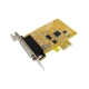1-port RS-232 & 1-port Parallel Low Profile PCI Express Multi-I/O Board