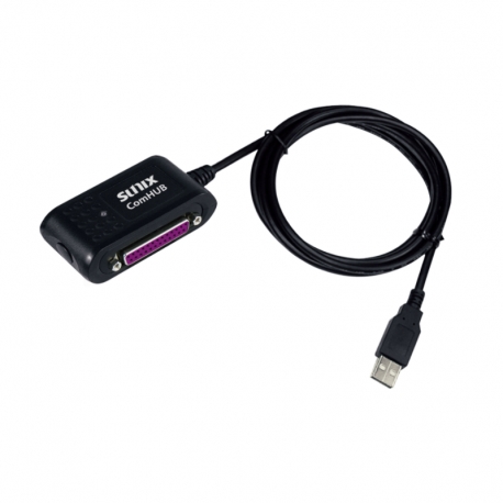 USB to 1-port RS-232 and 1-port Printer Adapter