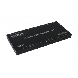 4K@60 4 IN 1 OUT HDMI Switcher with Audio Extract