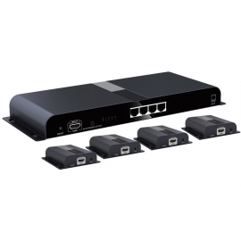 120m 1080P 1 IN 4 OUT HDMI Splitter & Extender over CAT6