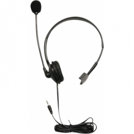 Single Ear Headphone with Microphone for ITC-100