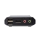 2-Port USB-C DisplayPort Hybrid Cable KVM Switch