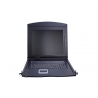 17" LCD CONSOLE with 4-PORT KVM SWITCH (VGA/USB) & 4pcs 1.8m kvm cable 