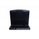 17" LCD CONSOLE with 4-PORT KVM SWITCH (VGA/USB) & 4pcs 1.8m kvm cable 