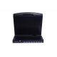 19" LCD CONSOLE with 8-PORT KVM SWITCH (VGA/USB) & 8pcs 1.8m kvm cable 