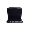 19" LCD CONSOLE with 16-PORT KVM SWITCH (VGA/USB) & 16pcs 1.8m kvm cable 