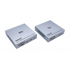 20 km 4K60p HDMI/USB KVM Extender over single Fiber cable