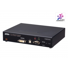 DVI-I Single Display KVM over IP Transmitter with Internet Access 