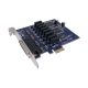 Industrial 8-port RS-422/485 with Surge & Isolation PCI-Express Serial Card