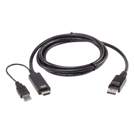 True 4K 1.8M HDMI to DisplayPort Cable