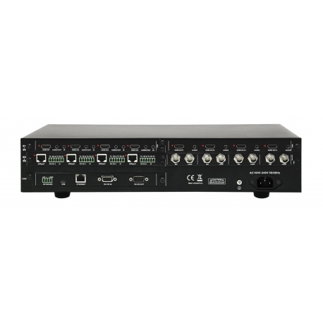 8 IN 8 OUT Video Wall Controller สำหรับ Control Room Cross Multi-view