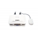 2-Port VGA USB Cable KVM Switch w/ Audio & Mic