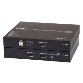 USB DisplayPort Dual View HDBaseT™ 2.0 KVM Extender (4K@100m for Single View)