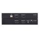 USB DisplayPort Dual View HDBaseT™ 2.0 KVM Extender (4K@100m for Single View)