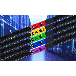 16A 30-Outlet 3-Phase Switched eco PDU [BANK LEVEL MONITORING]