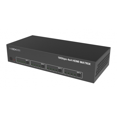 4x4 HDMI 2.0 18Gbps Matrix Switcher