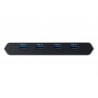 2-Port 4K DisplayPort USB-C KVM Dock Switch with Power Pass-through