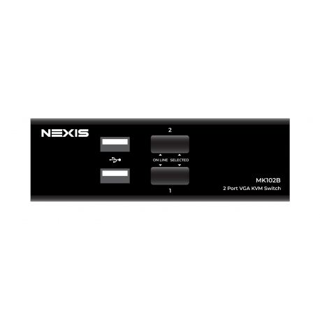 2-Port USB/ & Audio KVM Switch