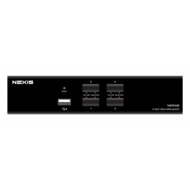 4-Port USB/ & Audio KVM Switch