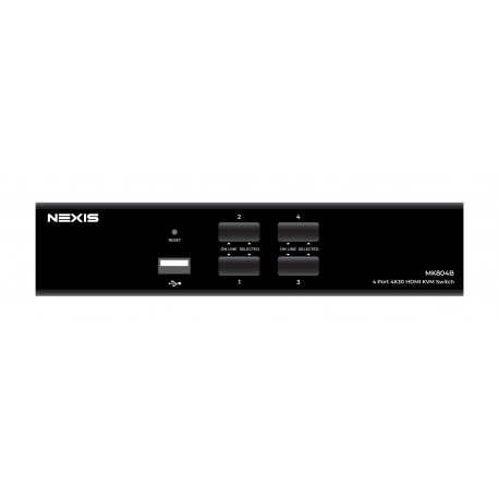 Single monitor HDMI KVM Switch, 2ports