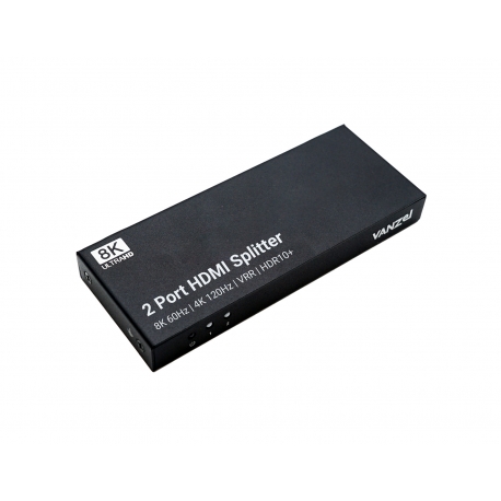 8K 60Hz 2 Port HDMI Splitter