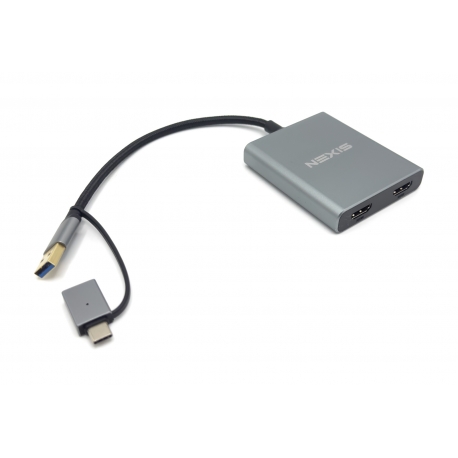 ตัวแปลง DisplayLink USB3.0 to 4K HDMI เพิ่มจอ Mac/Win Extend ได้ 2 จอ