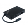 USB-C Portable Mini Dock with USB 3.0 / Gigabit Ethernet / VGA / HDMI