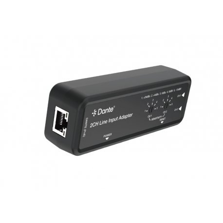 Dante® 2CH Line Input Adapter 