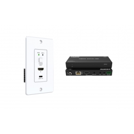 4K60 2x1 HDBT Extender with USB-C/HDMI™ Inputs