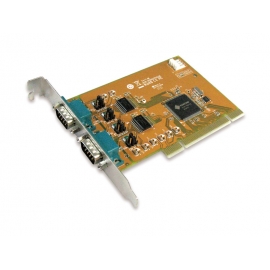 2-port RS-232 High Speed Universal PCI Serial Board With Power Output