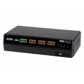 4-Port USB 5K DisplayPort/HDMI Dual Display Universal Secure KVM Switch (PSD PP v4.0 Compliant)