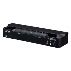 4-Port USB 3.0 8K DisplayPort KVMP™ Switch (Cables included)