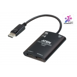 2-Port True 4K DisplayPort MST Hub