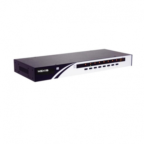 Rackmount USB PS/2 KVM Switch with 2 x Transparent USB ports
