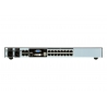 1-Local / 4-Remote access 16-Port KVM over IP Switch with Dual Power/LAN